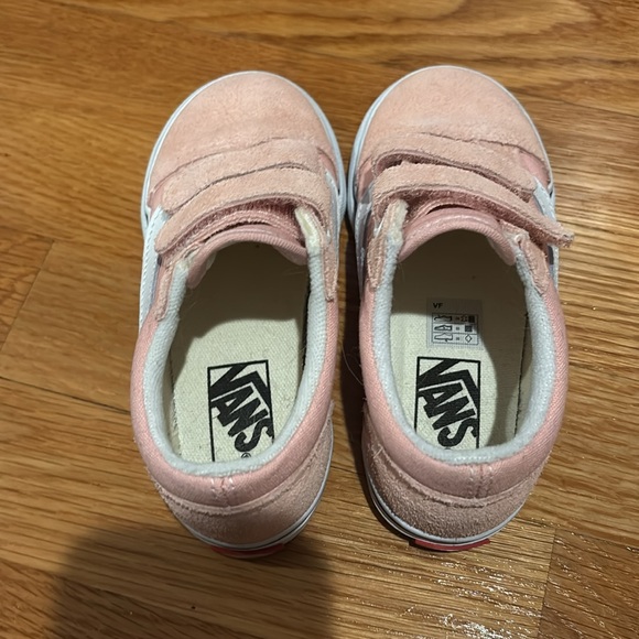 Vans Toddler Old Skool V Shoes - Powder Pink - Size 9 - Picture 6 of 6